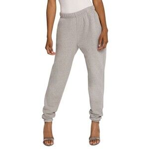 Good American New Womens Size 4  (US XL) Heather Grey Boyfriend Sweatpants NWT